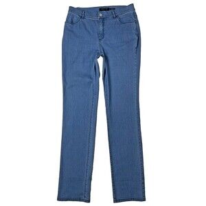 Lafayette 148 Thompson Straight Leg Denim Jeans Women’s 4